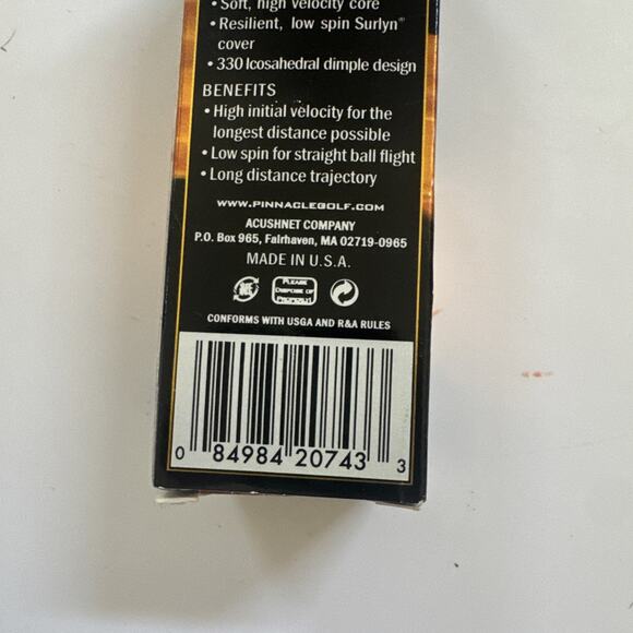 New Pinnacle Gold Long Distance Golf Balls 6 Pack 2 Sleeves EUC - Picture 3 of 10